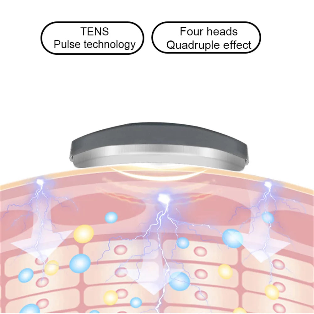 Smart Electric Massage Machine Neck and Shoulder Pulse Massager Kneading TENS Wireless Heat Cervical Vertebra Relax Pain Relief