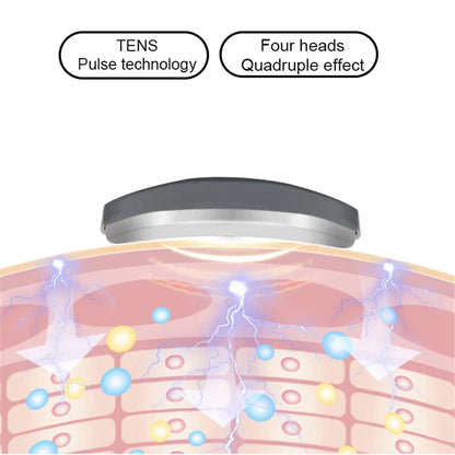 Smart Electric Massage Machine Neck and Shoulder Pulse Massager Kneading TENS Wireless Heat Cervical Vertebra Relax Pain Relief