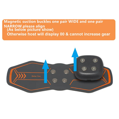 Smart Wireless TENS & EMS Neck Massager With 3 Level Heat, Portable EMS Muscle Stimulator Cervical Vertebra Back Body Massage